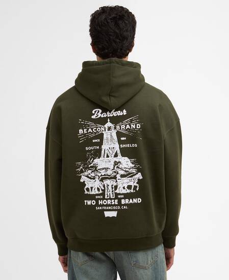 Barbour x Levi's Graphic Hoodie Rosin