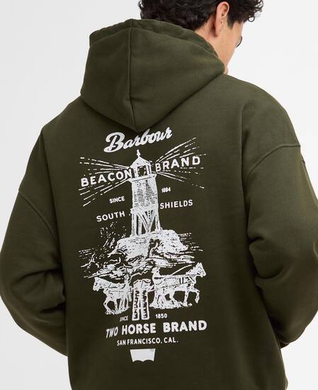 Barbour x Levi's Graphic Hoodie Rosin
