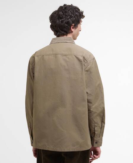 Silverbay Oversized Twill Overshirt British Khaki