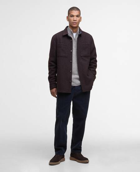 Marlow Tailored Overshirt Dark Oak