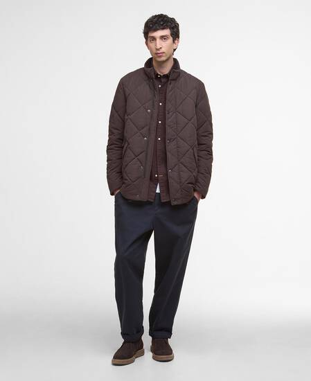 Winter Chelsea Quilted Jacket Black Oak/Midnight Oak