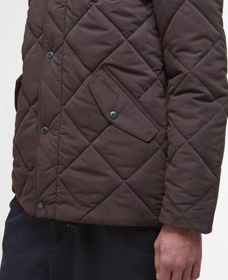 Winter Chelsea Quilted Jacket Black Oak/Midnight Oak