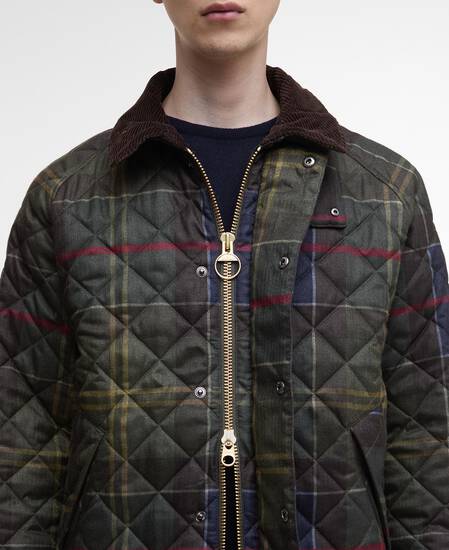 Tartan Transport Quilted Jacket Classic Tartan