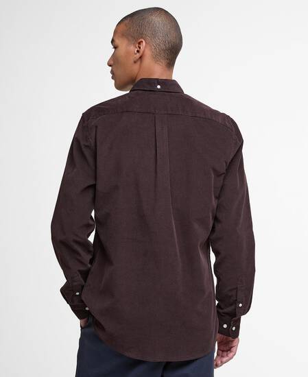 Ramsey Tailored Long-Sleeved Shirt Dark Oak