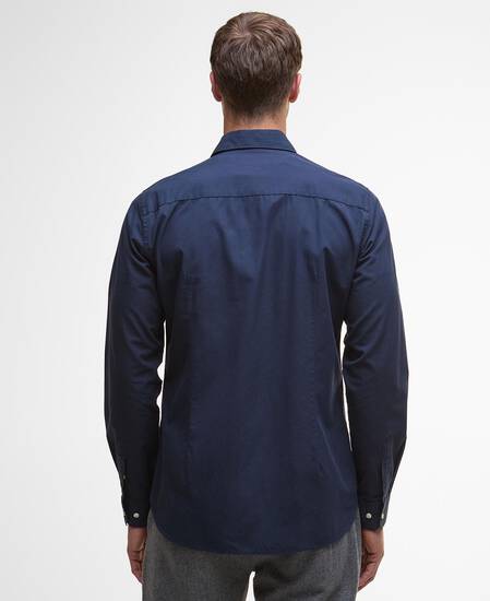 Throckley Oxford Tailored Shirt Navy