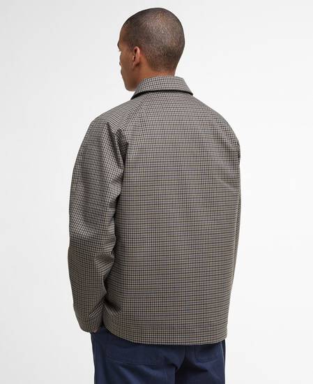 Short Lorden Showerproof Jacket Stone/Navy Check