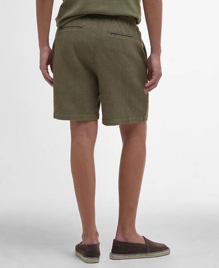 Sandwood Waffle Shorts Light Moss
