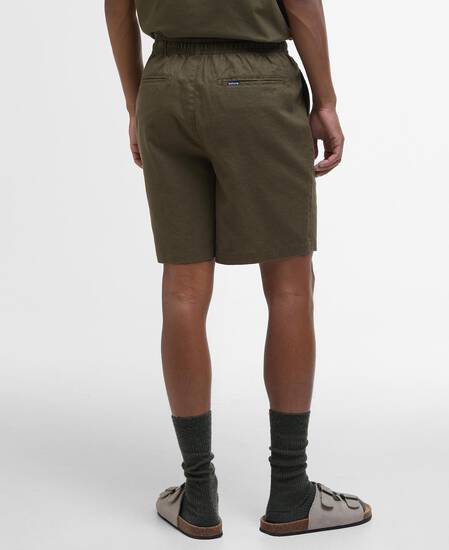Cotton Linen Relaxed Shorts 