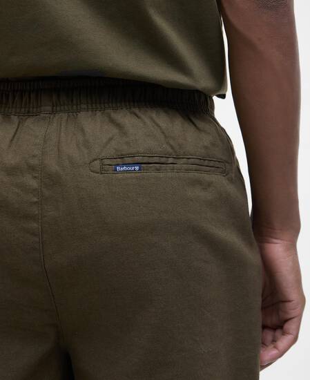 Cotton Linen Relaxed Shorts 