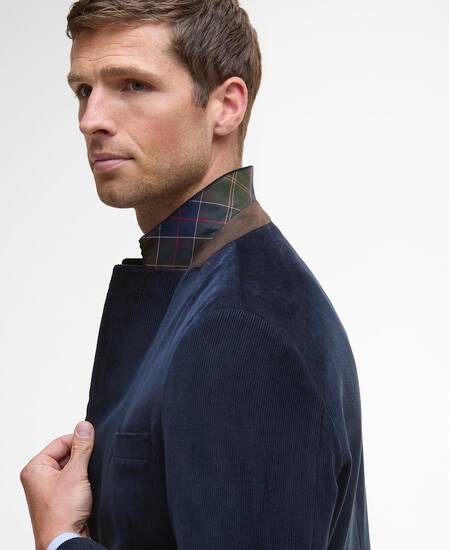 Wallington Cord Blazer Navy