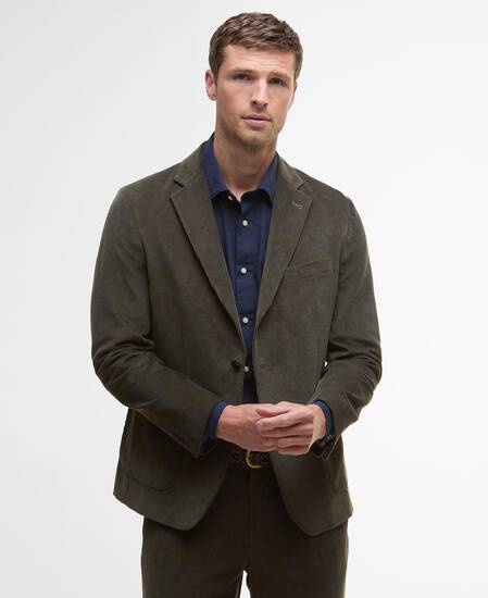 Wallington Cord Blazer Olive