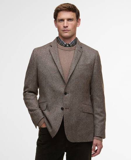 Godfrey Moons Shetland Blazer Brown
