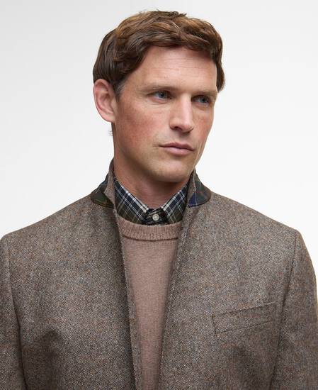 Godfrey Moons Shetland Blazer Brown