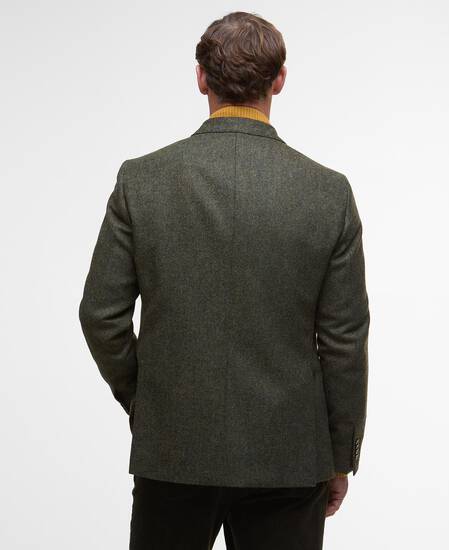 Godfrey Moons Shetland Blazer Olive