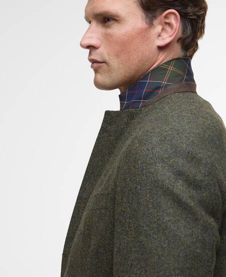 Godfrey Moons Shetland Blazer Olive
