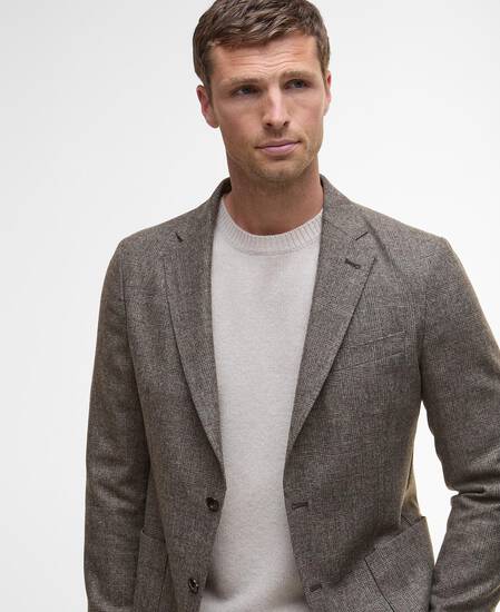 Kensington Check Blazer Brown