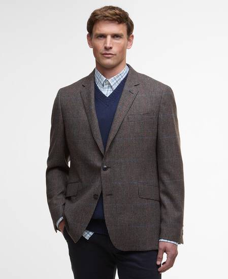 Maxfield Country Check Blazer Brown