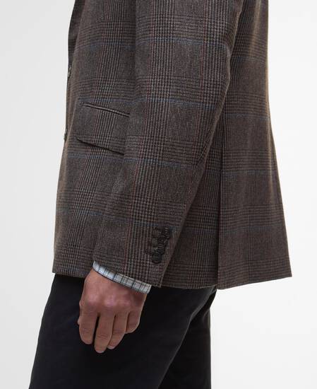 Maxfield Country Check Blazer Brown