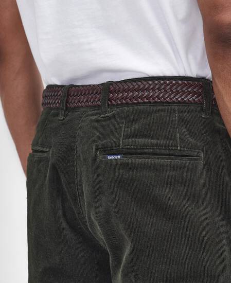 Stretch Cord Tailored Trousers 