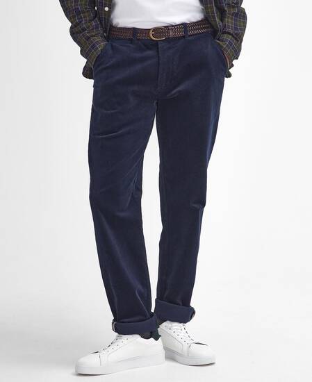 Stretch Cord Tailored Trousers 