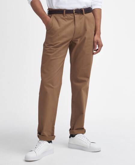Suede Sateen Tailored Trousers 