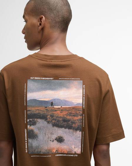 Parkend Photographic Relaxed T-Shirt Umber