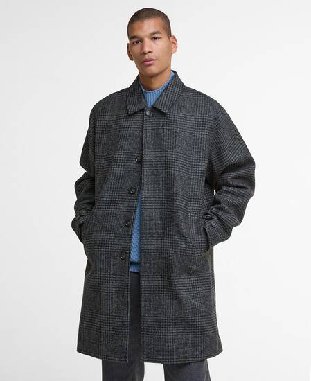 Lorden Wool Overcoat Charcoal