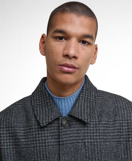 Lorden Wool Overcoat Charcoal