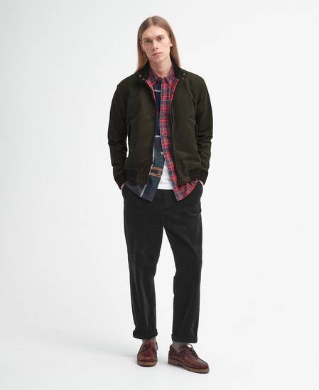 Barbour x Baracuta Porton Waxed Harrington Jacket 