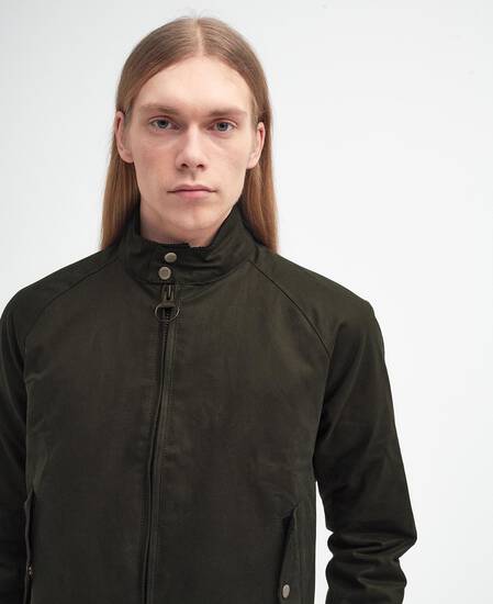Barbour x Baracuta Porton Waxed Harrington Jacket 