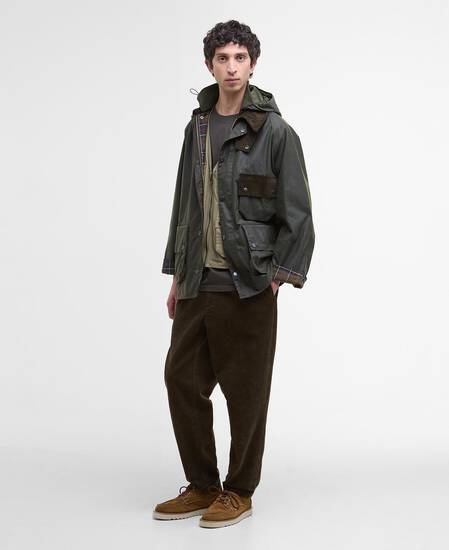 Modified Solway Waxed Jacket Olive