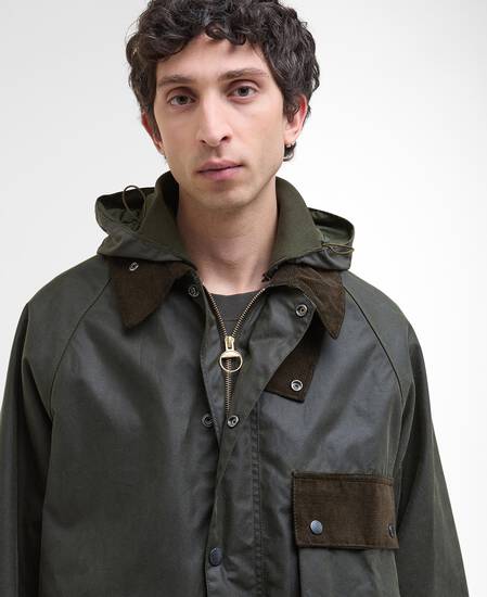 Modified Solway Waxed Jacket Olive