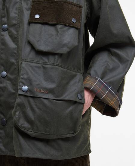 Modified Solway Waxed Jacket Olive