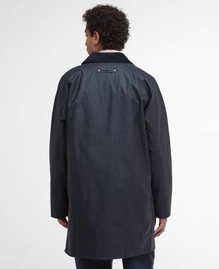 Lorden Waxed Mac Navy