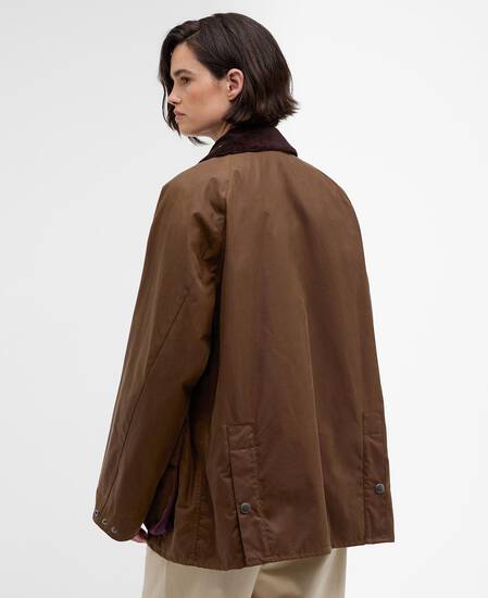 Paul Smith loves Barbour Oversized Bedale Waxed Jacket Tan