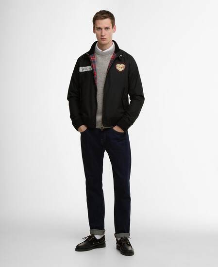 Barbour x Baracuta Badged Porton Wax Jacket Black