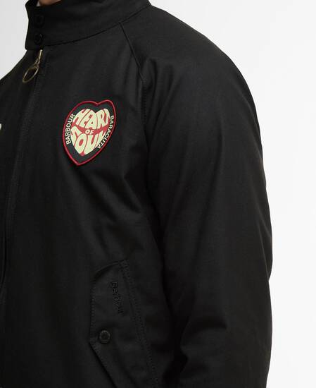 Barbour x Baracuta Badged Porton Wax Jacket Black