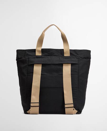 Transport 3-Way Tote Bag Black/Modern Tartan