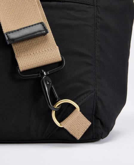 Transport 3-Way Tote Bag Black/Modern Tartan