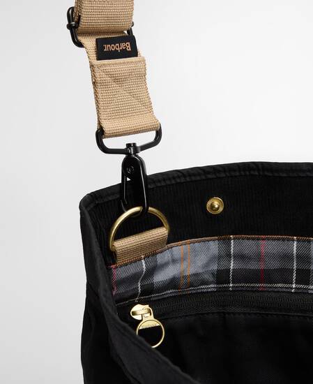 Transport 3-Way Tote Bag Black/Modern Tartan