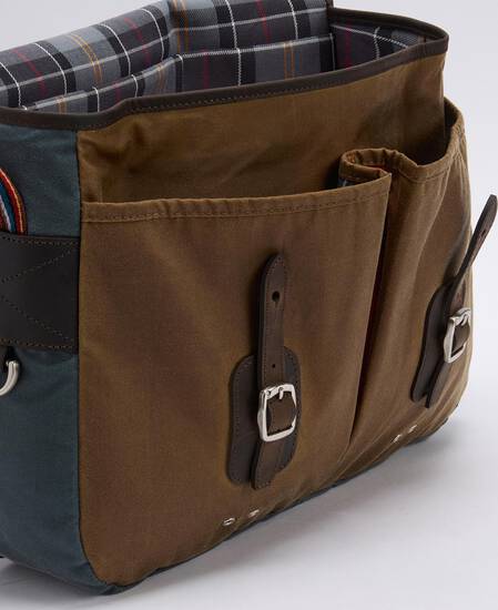 Paul Smith loves Barbour Wax Tarras Bag Tan