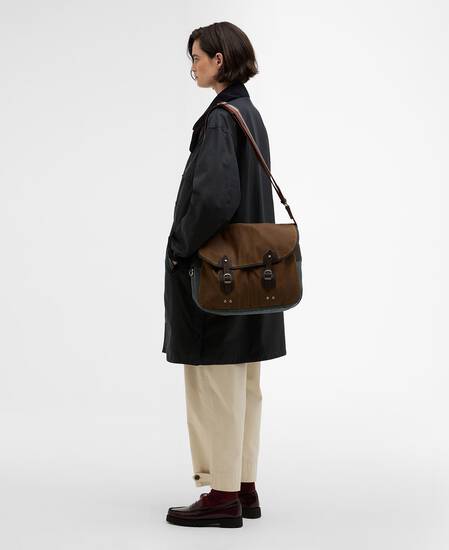 Paul Smith loves Barbour Wax Tarras Bag Tan