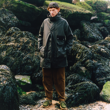 Barbour Solway Waxed Trench Coat